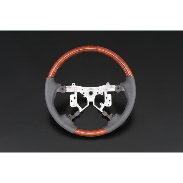 ハンドル ステアリング 4本スポークZRR70系 ノア ヴォクシー50系エスティマ本革 ホイール本木...