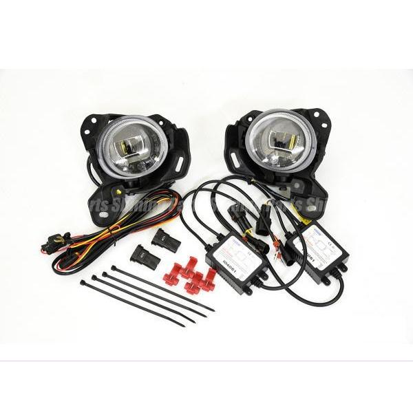 フォグランプ KE系 CX-5 前期 後期 ハイパワーLED デイライト機能付き 左右セット 純正交...