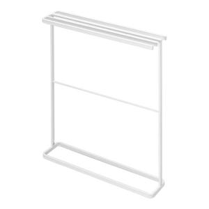 訳あり 外箱汚れ品 売り切れ御免 tower 横から掛けられるバスタオルハンガー タワー スリム ホワイト