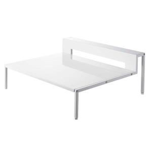 訳あり 外箱汚れ品 売り切れ御免 販売終了tower 棚付きIHクッキングヒーターラック タワー ホワイト