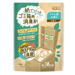 紙でつくったゴミ箱用消臭剤ハッカの香り × 10点｜shiningstore-express