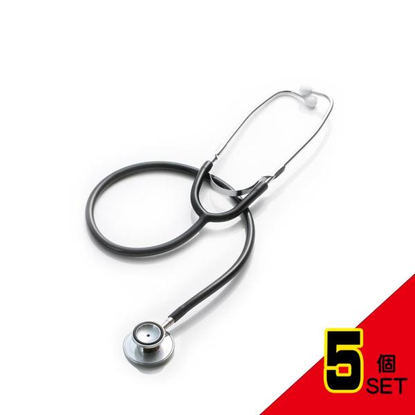FOCAL(フォーカル) ダブルヘッド聴診器 FC-202 ブラック × 5点