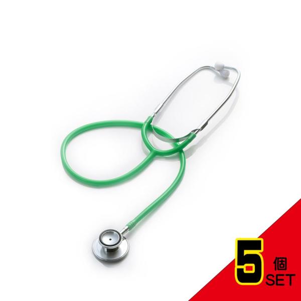 FOCAL(フォーカル) ダブルヘッド聴診器 FC-202 グリーン × 5点
