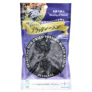 古代ペルシャの宝物 天日干し ブラックレーズン 110g