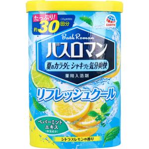 バスロマン 薬用入浴剤 リフレッシュクール シトラスレモンの香り 600g｜shiningstore-express