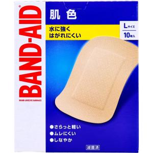 バンドエイド 肌色 Lサイズ 10枚入の商品画像