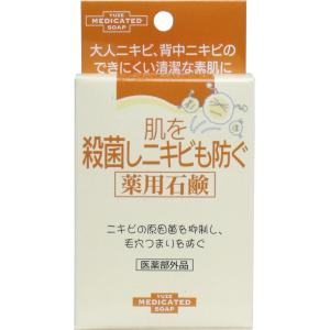 肌を殺菌しニキビも防ぐ薬用石鹸 110g｜shiningstore-express