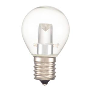 OHM LEDサイン球装飾用 S35/E17/1.2W/55lm/クリア電球色 LDS1L-H-E17 13C｜shiningstore-life