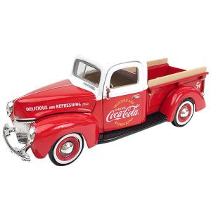 MOTORCITY CLASSICS Coca-Cola フォード ピックアップ 1940 クーラーアクセサリー付 1/24スケール 424040｜shiningstore-life