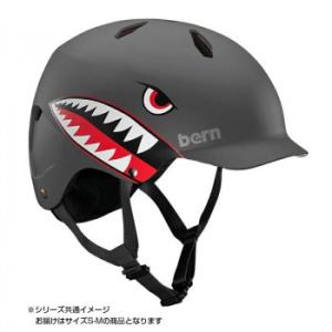 bern バーン ヘルメット BANDITO ジュニア S-Mサイズ Satin Grey Flyi...