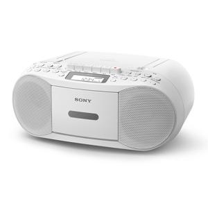 SONY ソニー CDラジオカセットレコーダー ホワイト CFD-S70-W｜shiningstore-life