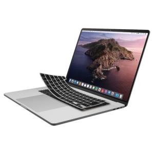 エレコム キーボードカバー/シリコン/MacBook Pro/16inch/半透明/ブラック PKS-MBP16CBK｜shiningstore-life