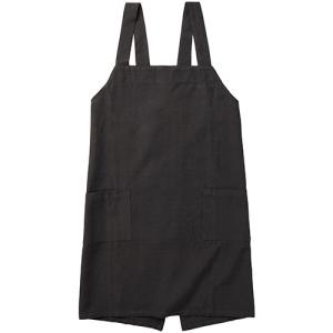 【5個セット】 レップ バッククロスエプロン ソル ブラック REP-500125X5
