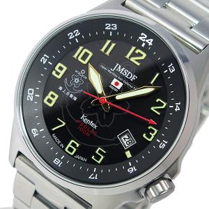 ケンテックス KENTEX JSDFソーラースタンダード メンズ 腕時計 S715M-06 ブラック｜shiningstore-life