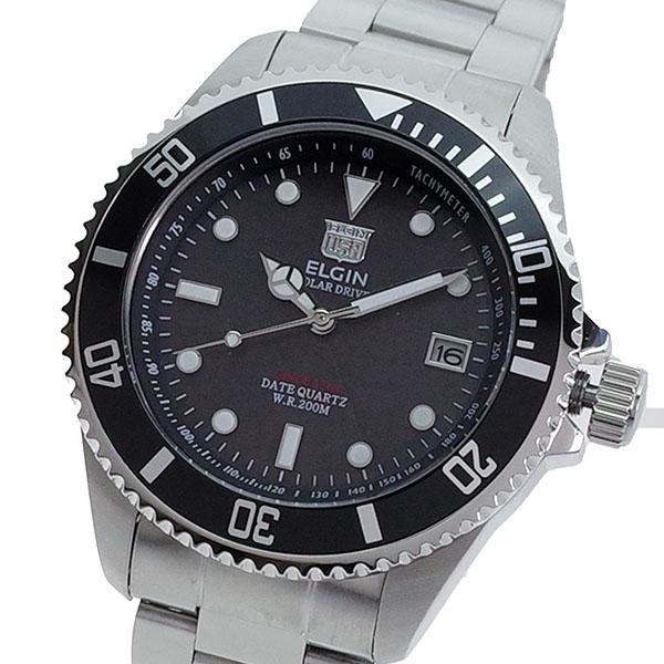 エルジン ELGIN 腕時計 メンズ FK1426S-B クォーツ グレー シルバー 国内正規品