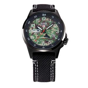 ケンテックス KENTEX 腕時計 メンズ S715M-08 JSDF迷彩モデル クォーツ 迷彩柄 ブラック 国内正規品｜shiningstore-life