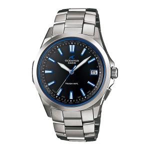 カシオ CASIO 腕時計 メンズ OCW-S100-1AJF OCEANUS クォーツ ブラック シルバー国内正規｜shiningstore-life