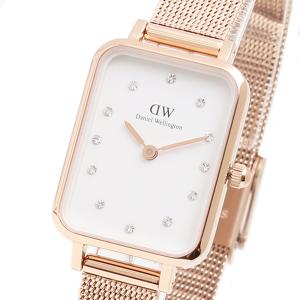 ダニエルウェリントン DANIEL WELLINGTON 腕時計 レディース QUADRO 26 DW00100527 クアドロ ホワイト｜shiningstore-life