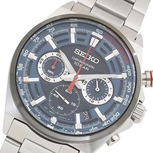 セイコー SEIKO 腕時計 SSB407P メンズ クォーツ ブルー シルバー｜shiningstore-life