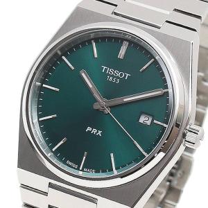 ティソ TISSOT 腕時計 T137-410-11-091-00 メンズ クォーツ グリーン グレー｜shiningstore-life