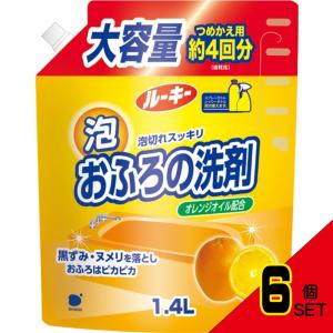 ルーキーおふろ洗剤詰替特大1400ML × 6点｜shiningstore-life