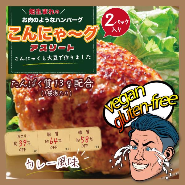 こんにゃ~グ アスリート カレー風味 2パック入