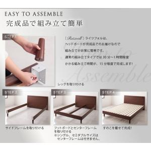 週間売れ筋衝撃価格 送料無料 モダンライト コンセント付きスリムデザインすのこベッド Reizvoll ライツフォル スタンダードボンネルコイルマットレス付き ダブル いいスタイル