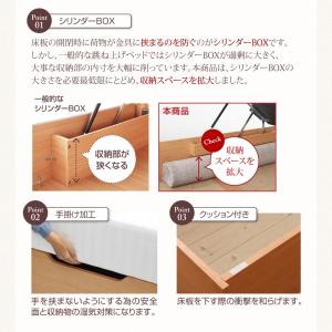 大容量 ベッド 送料無料 ベッド べット ガス圧式 横開き L Prix 収納ベッド 跳ね上げ 入学祝 入学祝 横開き セミダブル レギュラー 跳ね上げ式 お客様組立 すのこ構造 ベッド下収納 Ts シャイニングストア生活館