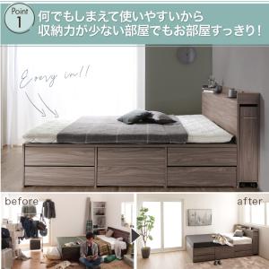 ベッド 収納付きベッド シングルベッド ベット...の詳細画像5