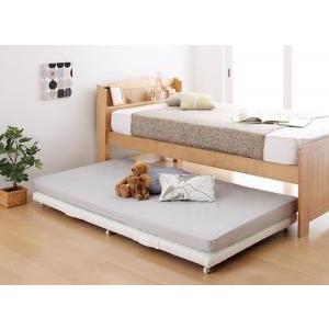 親子ベッド 薄型軽量ボンネルコイルマットレス付き 下段ベッド シングル ショート丈 組立設置付