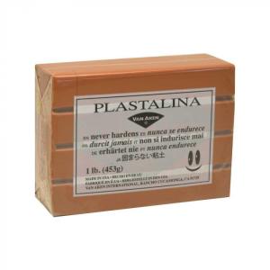 MODELING CLAY(モデリングクレイ) PLASTALINA(プラスタリーナ) 粘土 ブラウン 1Pound 3個セット｜shiningstore-next