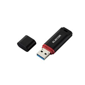 エレコム USBメモリー USB3.2(Gen1)対応 キャップ式 データ復旧サービス付 16GB ブラック MF-DRU3016GBKR｜shiningstore-next