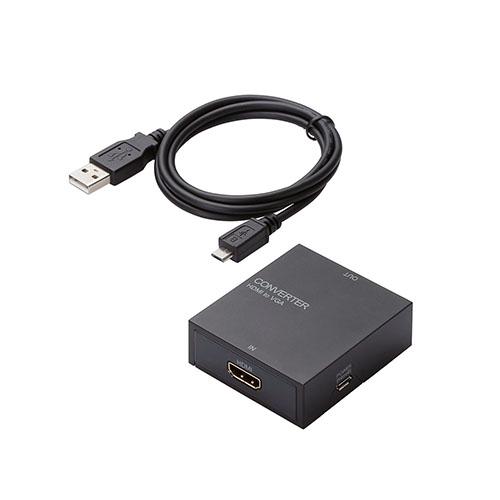 【5個セット】エレコム ダウンスキャンコンバーター/HDMI‐VGA/3.5φ/HDMI1.4 AD...