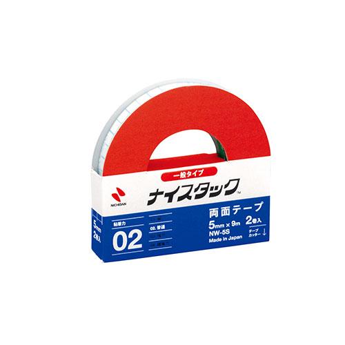 【10個セット】 ニチバン ナイスタック 一般タイプ 5mm×9m NB-NW-5SX10