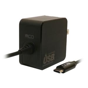 ミヨシ GaN USB-PDケーブル一体型 65w 黒 1.5m IPA-GC15AN/BK｜shiningstore-next
