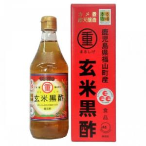 まるしげ上田 玄米黒酢 500mL×2本 1689｜shiningstore-next