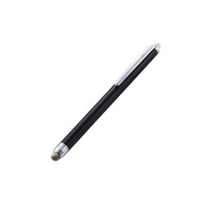 エレコム スマートフォン・タブレット用タッチペン 導電繊維タイプ ブラック P-TPS03BK