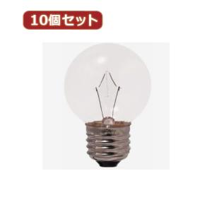 YAZAWA 10個セット ベビーボール球40WクリアE26 G502640CX10｜shiningstore-next