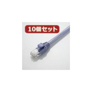 10個セット エレコム カテゴリー6A対応LANケーブル LD-GPA BU1X10