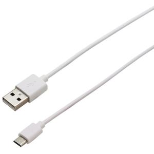 【10個セット】wantobe MicroUSBケーブル充電・通信用 WSMC100WHX10｜shiningstore-next