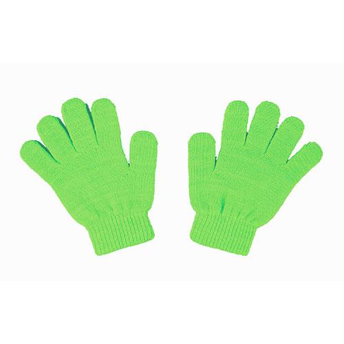【30個セット】 ARTEC カラーのびのび手袋 蛍光グリーン ATC2269X30