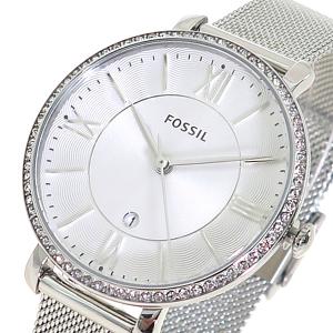 フォッシル FOSSIL 腕時計 レディース ES4627 JACQUELINE THREE  クォーツ ホワイト シルバー｜shiningstore-next