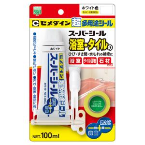 スーパーシール ホワイト セメダイン コーキング材 チューブ・パウチ式 SX-006 100ml｜shiningstore-next