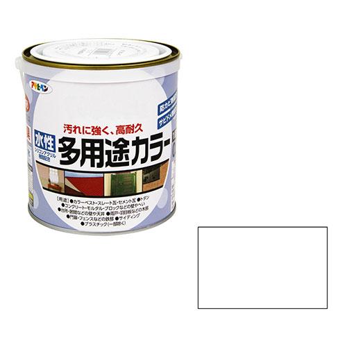 水性多用途カラー アサヒペン 塗料・オイル 水性塗料3 0.7L ツヤケシシロ