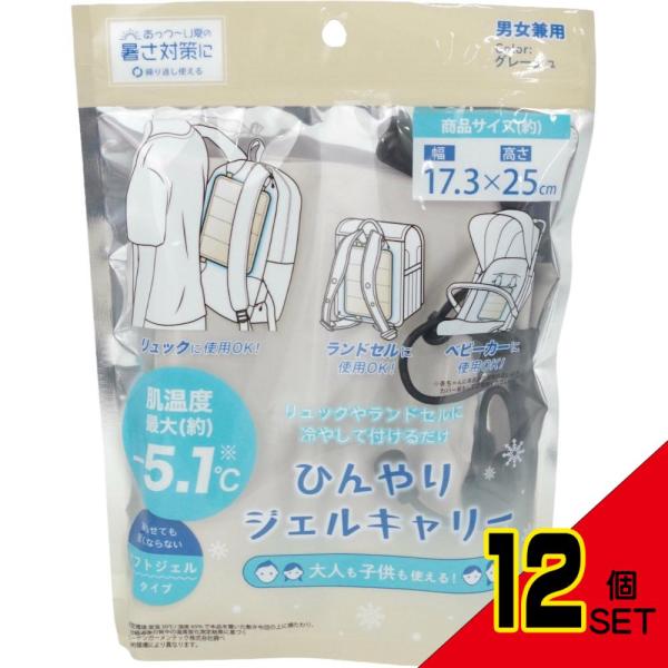ひんやりジェルキャリーグレージュ × 12点
