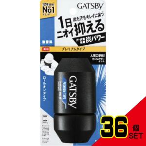ギャツビープレミアムタイプデオドラントロールオン無香料 × 36点