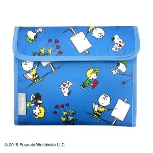 PEANUTS ピーナッツ (スヌーピー)マルチケース ジャバラ ハートちらしNV SPV-266｜shiningstore