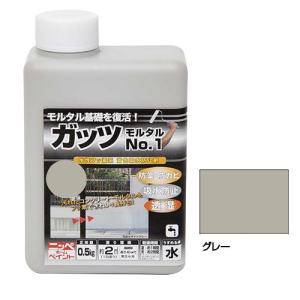 ニッペホームペイント ガッツ モルタルNo.1 グレー 0.5kg｜shiningstore