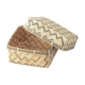 六つ目編み竹バスケット 04-45S : シャイニングストア - 通販 - Yahoo
