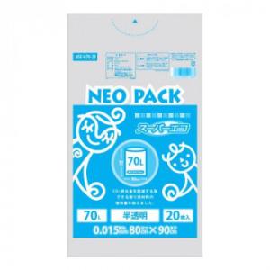オルディ ネオパック スーパーエコ70L 半透明20P×30冊 10470502